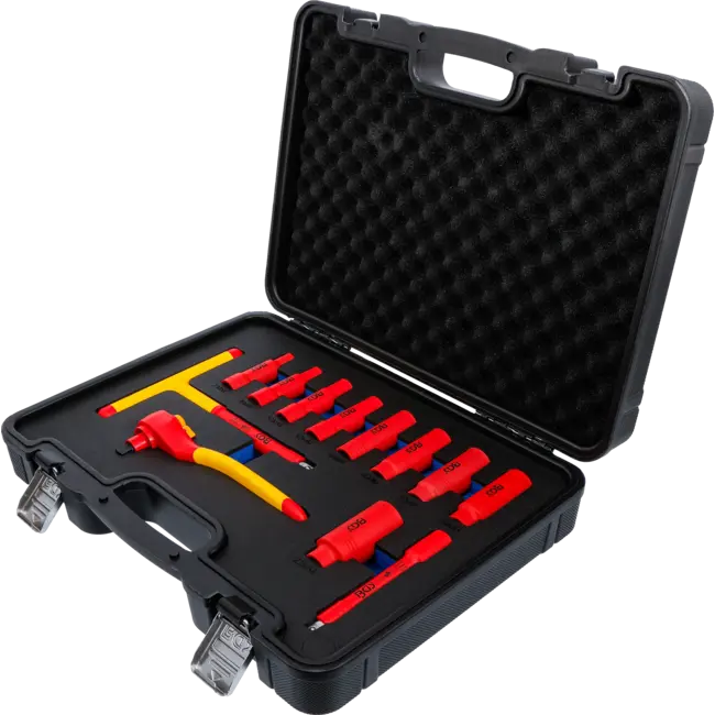 BGS VDE-dopsleutelset - aandrijving 3/8" - SW 7 - 22 mm - 12 delig