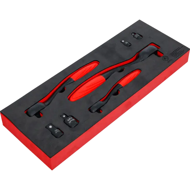 BGS Omschakelratel- en Adapterset - 1/4" 3/8" 1/2" - 7-delig