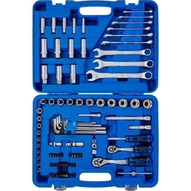BGS Dopsleutelset zeskant - 1/4" / 3/8" - 92 delig