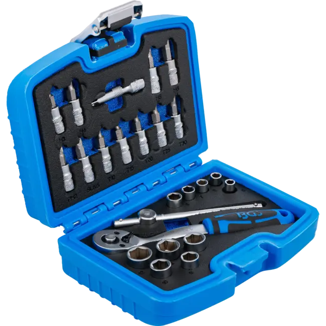 BGS Dopsleutelset - 1/4" - 24 delig