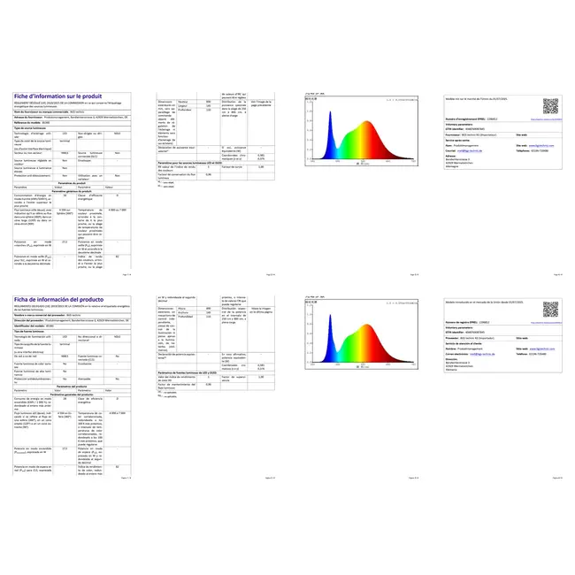 BGS Hybrid Duo-SMD-LED-werkspotlamp - met statief
