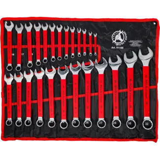 BGS Steekringsleutelset - met antislip handgreep - 6 - 32 mm - 25 delig
