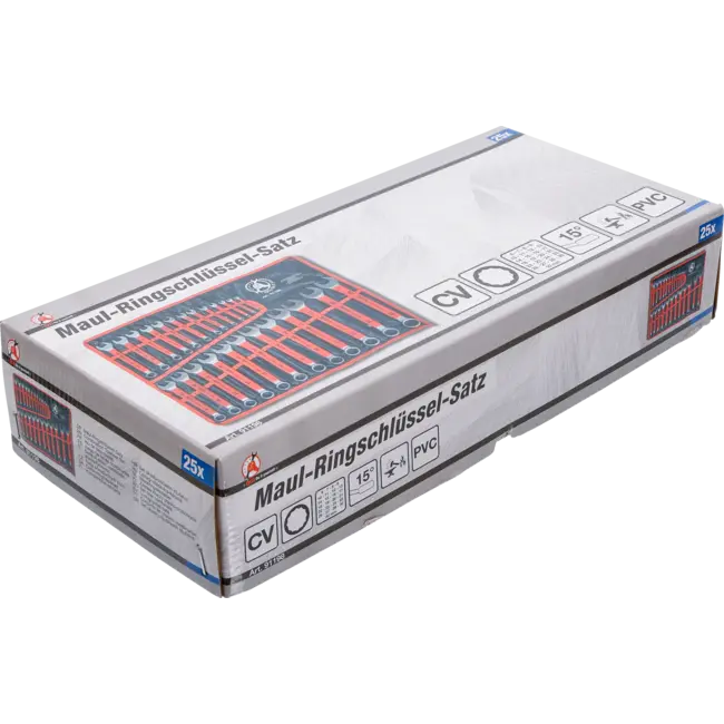 BGS Steekringsleutelset - met antislip handgreep - 6 - 32 mm - 25 delig