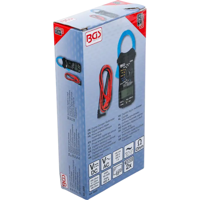 BGS Digitale stroomtangmultimeter