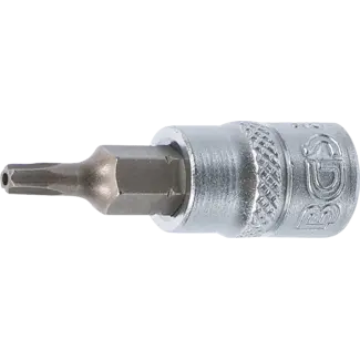 BGS technic Dopsleutelbit 1/4" Torx met boring T15