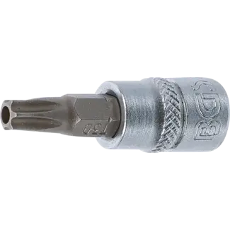 BGS technic Dopsleutelbit 1/4" Torx met boring T30