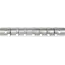 BGS Opsteekrail met 7 clips 1/4"