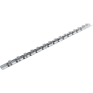 BGS Opsteekrail met 15 clips 1/4"