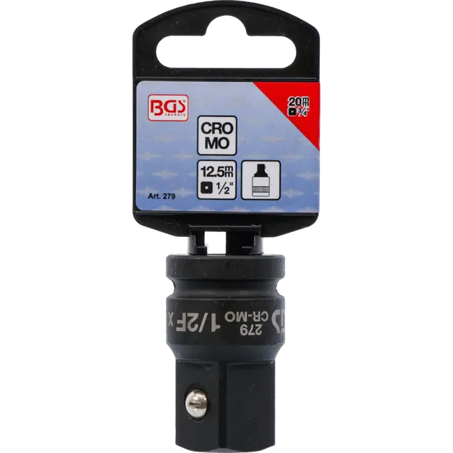 BGS Kracht dopsleuteladapter 1/2" - buitenvierkant 3/4"