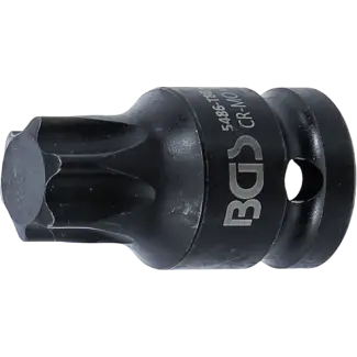 BGS Kracht dopsleutelbit - lengte 42 mm - 1/2" - Torx T80