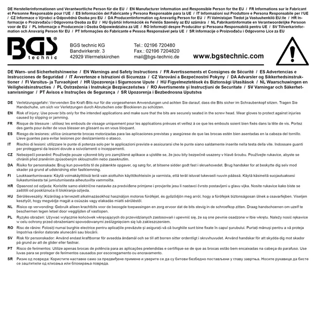 BGS Kracht dopsleutelbit - lengte 42 mm - 1/2" - Torx T60