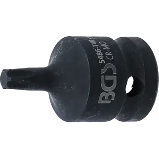 BGS Kracht dopsleutelbit - lengte 42 mm - 1/2" - Torx T40