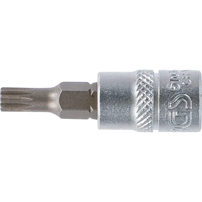 BGS Dopsleutelbit - 1/4" - veeltand (voor XZN) M5