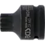 BGS Kracht dopsleutelbit - lengte 55 mm - 3/4" - veeltand (voor XZN) M24