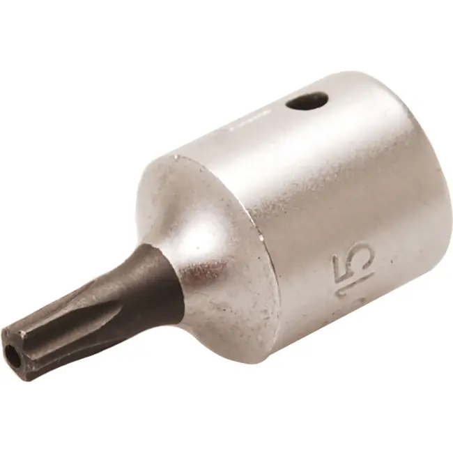 BGS Dopsleutelbit - 1/4" - TS-profiel (voor Torx-plus) met boring TS15