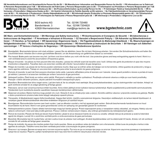 BGS Draadsnijtap - M9 x 1,25 - voor BGS 148