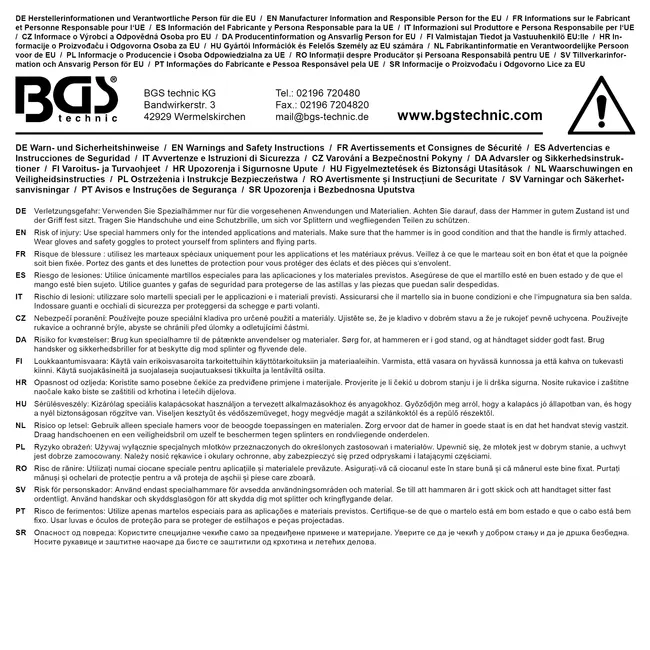 BGS Ringwigset staal - 3 delig
