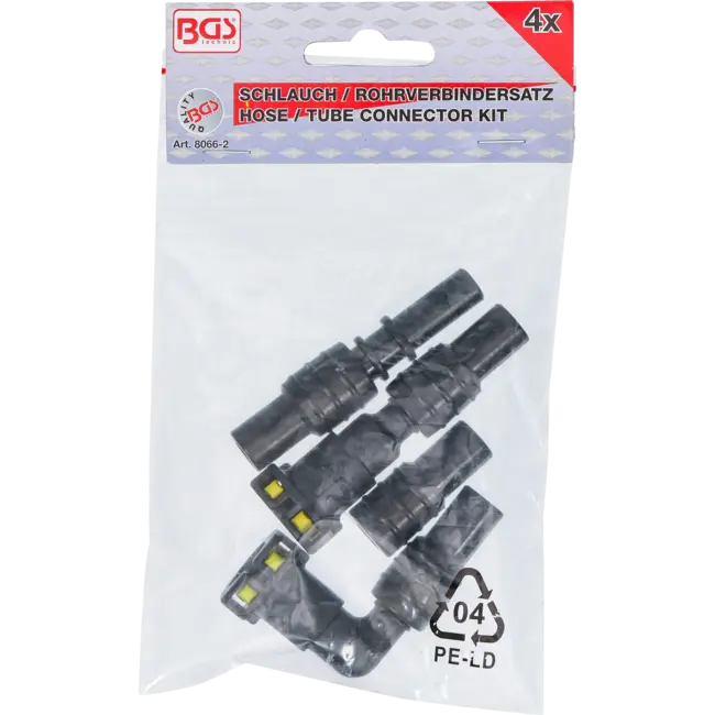 BGS Slang-/pijpverbindingsset voor ontluchten diesels