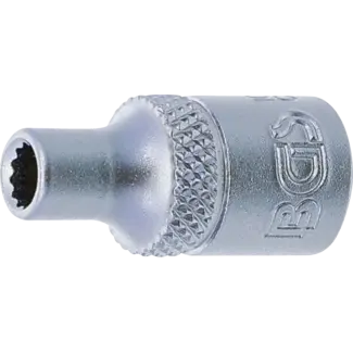 BGS technic Dopsleuteldop twaalfkant - 1/4" - 4 mm