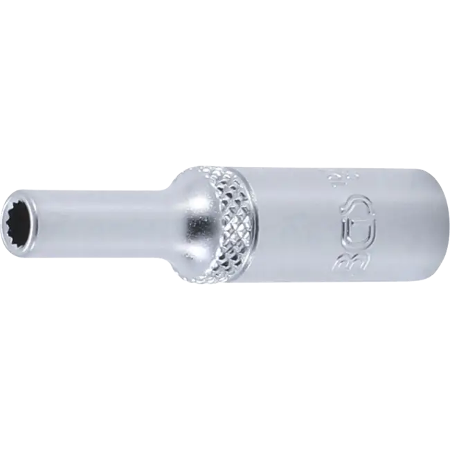 BGS Dopsleuteldop twaalfkant, diep - 1/4" - 4 mm