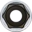 BGS Dopsleuteldop zeskant diep - 1/2" - 22 mm