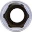 BGS Dopsleuteldop zeskant diep - 1/2" - 18 mm