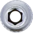 BGS Dopsleuteldop zeskant diep - 1/4" - 5 mm