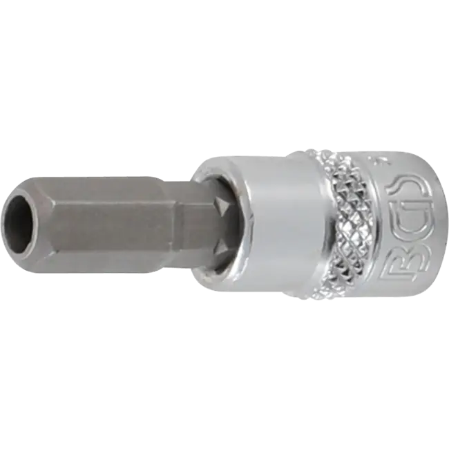 BGS Dopsleutelbit 1/4" binnenzeskant met boring 7 mm