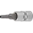 BGS Dopsleutelbit 1/4" binnenzeskant met boring 4 mm
