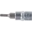 BGS Dopsleutelbit 1/4" binnenzeskant met boring 3 mm