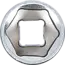 BGS Dopsleutel zeskant 1/4" 1/2"