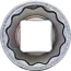BGS Dopsleutel twaalfkant 1/2" 22 mm
