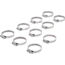 BGS Slangklem roestvrij 30 x 45 mm 10 delig