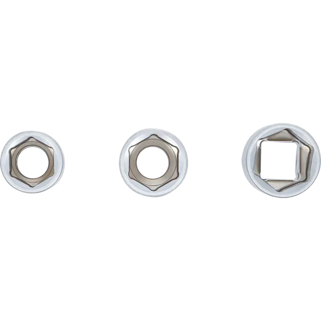 BGS Doppenset 1/2" 15 - 17 - 19 mm 3 delig