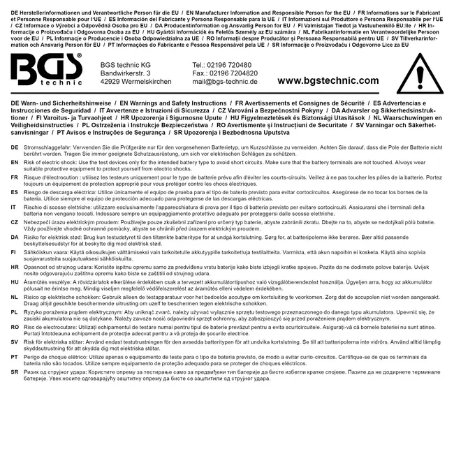 BGS Accuzuurtester Hydrovolt