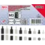 BGS Afstandhouderschroeven en assortiment zeskantmoeren Nylon 300 delig