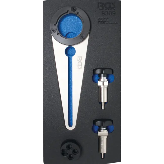 BGS Krukas riemenpoeliehouder- en draaigereedschapset voor BMW 2.5D