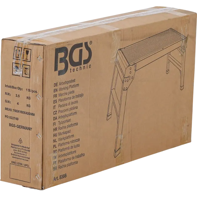 BGS Werkplatform opvouwbaar