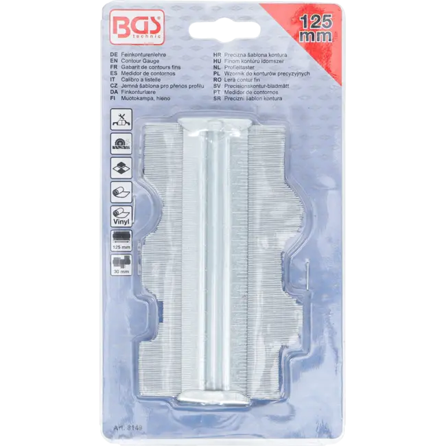 BGS Profieltaster metaal 125 mm