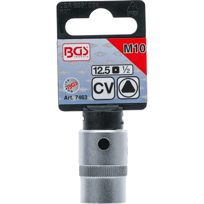 BGS Driekant-inzetstukset M10 (15 mm)