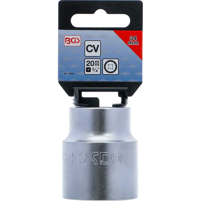 BGS Dopsleuteldop twaalfkant 3/4" 34 mm
