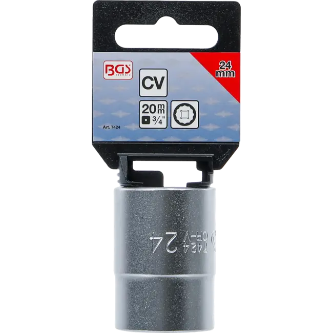 BGS Dopsleuteldop twaalfkant 3/4" 24 mm