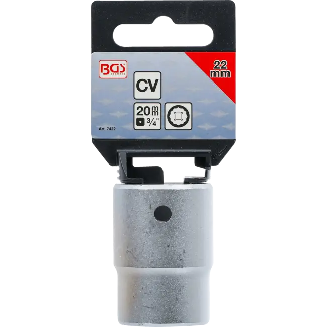 BGS Dopsleuteldop twaalfkant 3/4" 22 mm