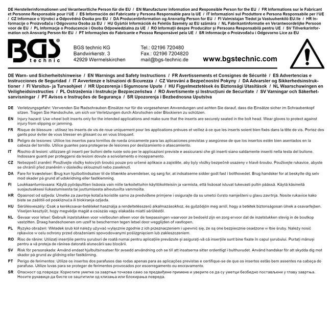 BGS Kunststof beschermhuls voor BGS 7302 voor 19 mm geel