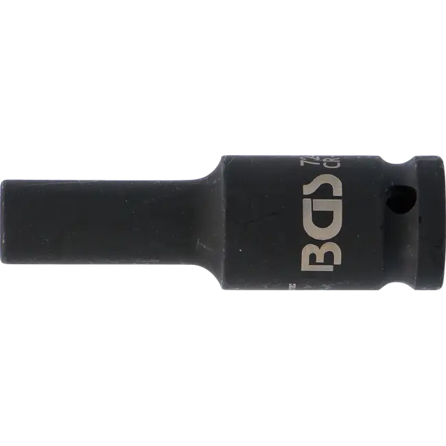 BGS Kracht dopsleutel zeskant, diep 1/2" 8 mm