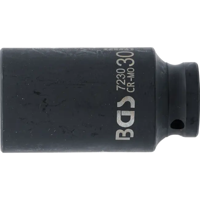 BGS Kracht dopsleuteldop zeskant, diep 1/2" 30 mm