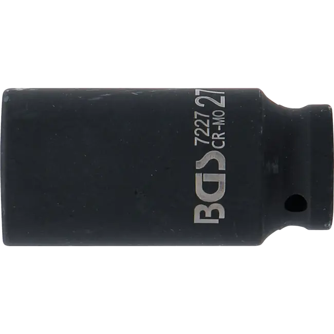 BGS Kracht dopsleuteldop zeskant, diep 1/2" 27 mm