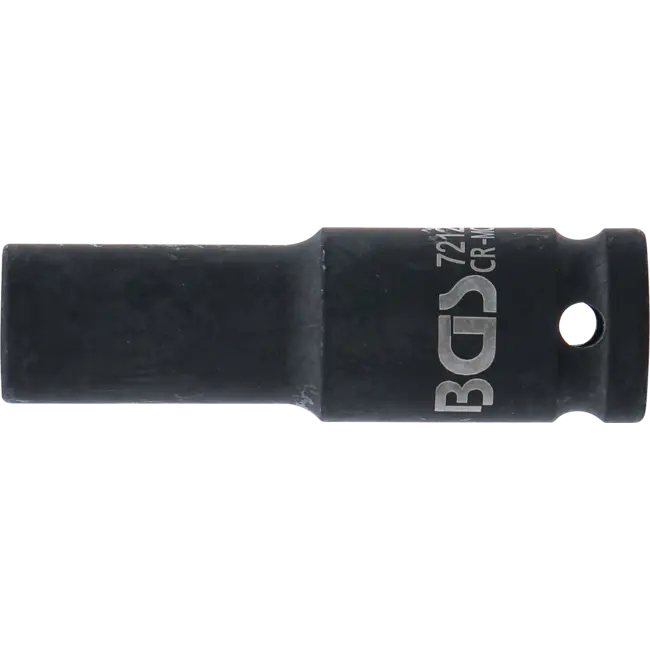 BGS Kracht dopsleuteldop zeskant, diep 1/2" 12 mm