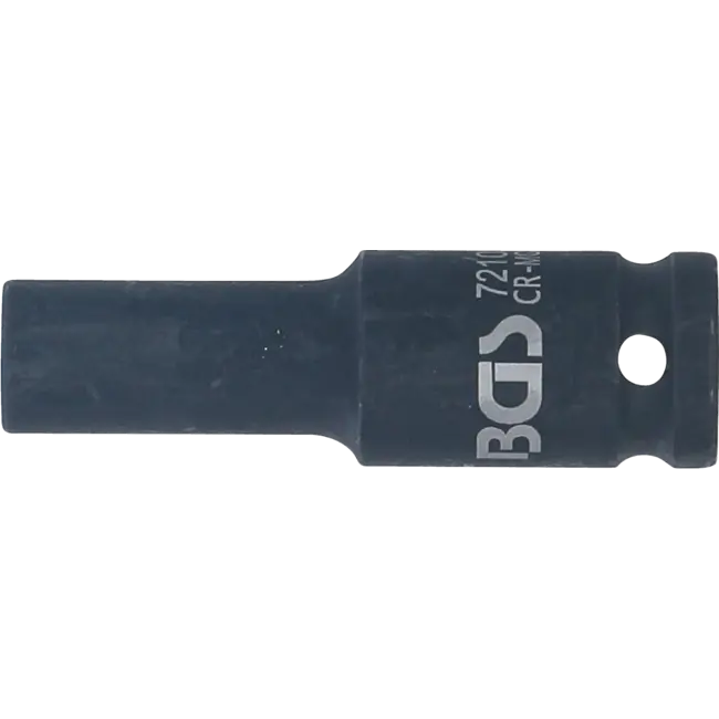 BGS Kracht dopsleuteldop zeskant, diep 1/2" 10 mm