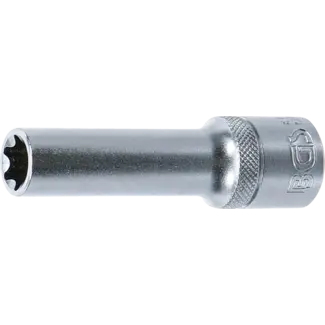 BGS Dopsleuteldop E-profiel, diep 1/2" E14